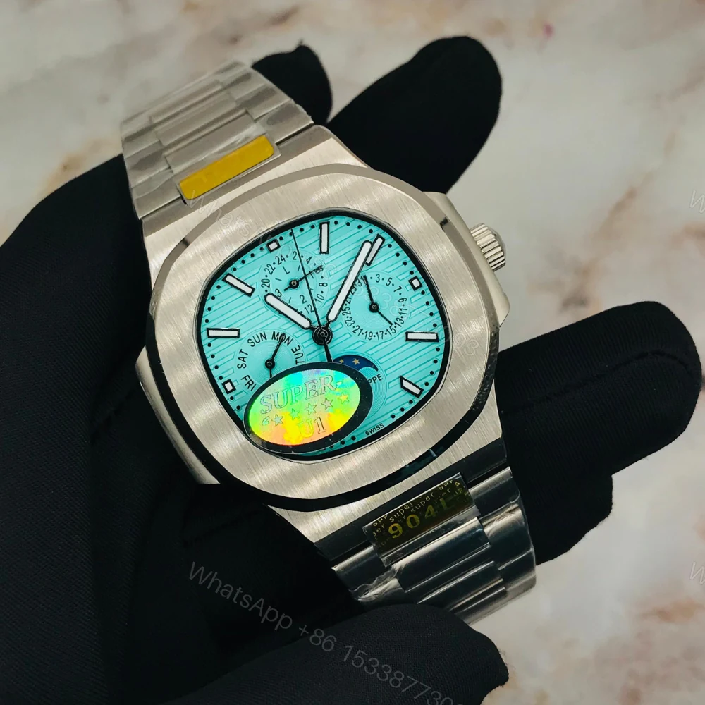 Nautilus 5740 Tiffany Blue Dial in Steel — view 1