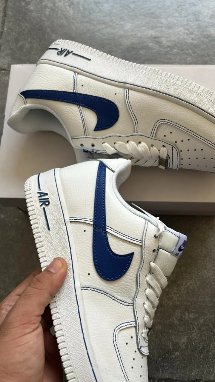 Nike Airforce originals nevy blue tick for men — view 1