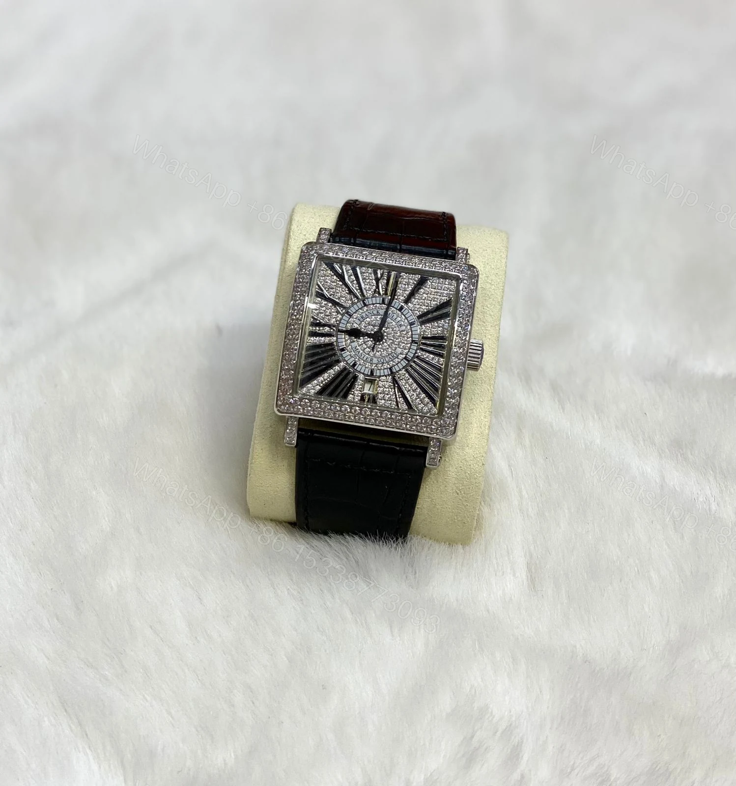 Franck Muller Ladies Diamond Watch Replica-First Clone — view 1