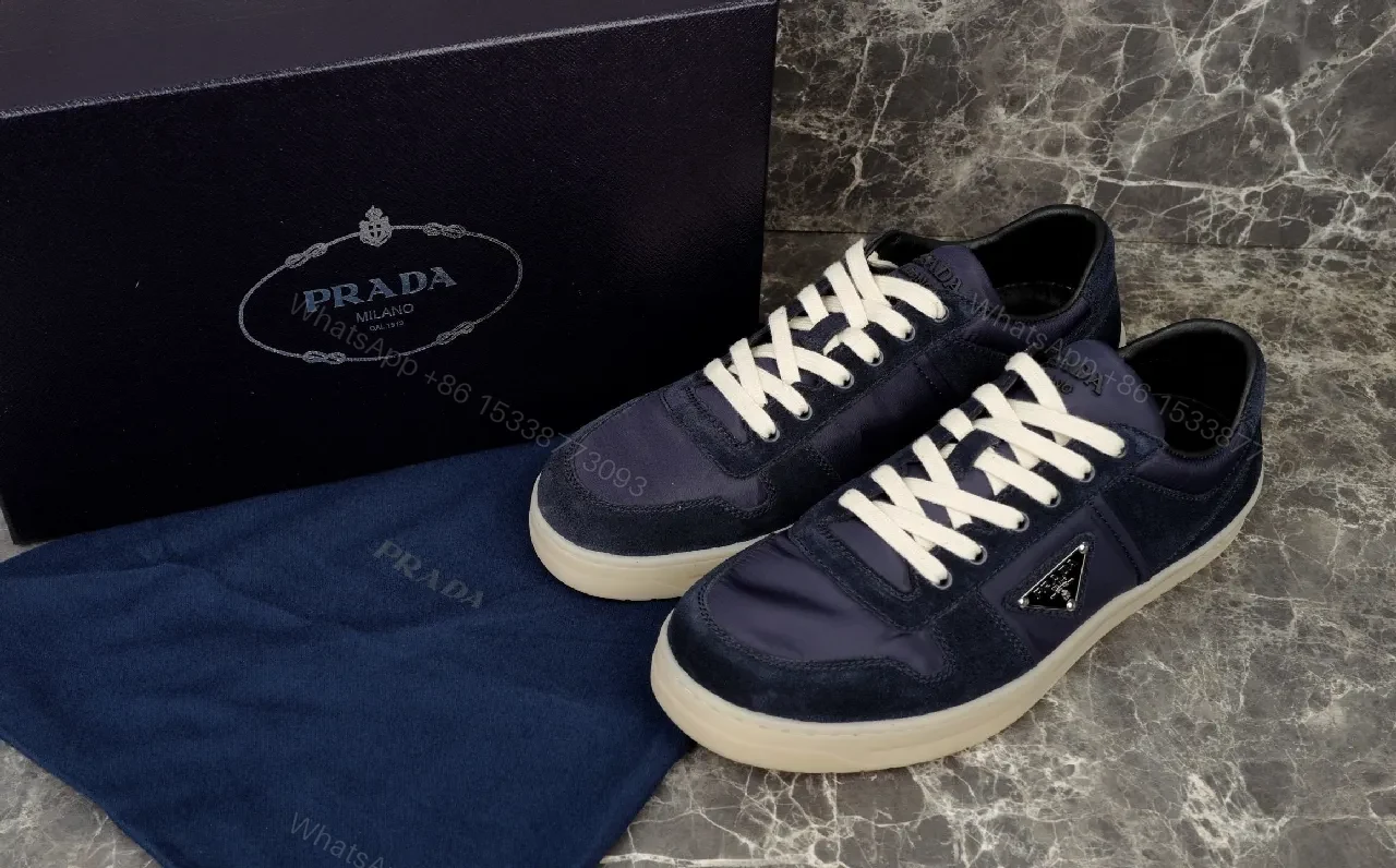Navy Textile Sneaker: Subtle Texture, All-Day Comfort — view 1