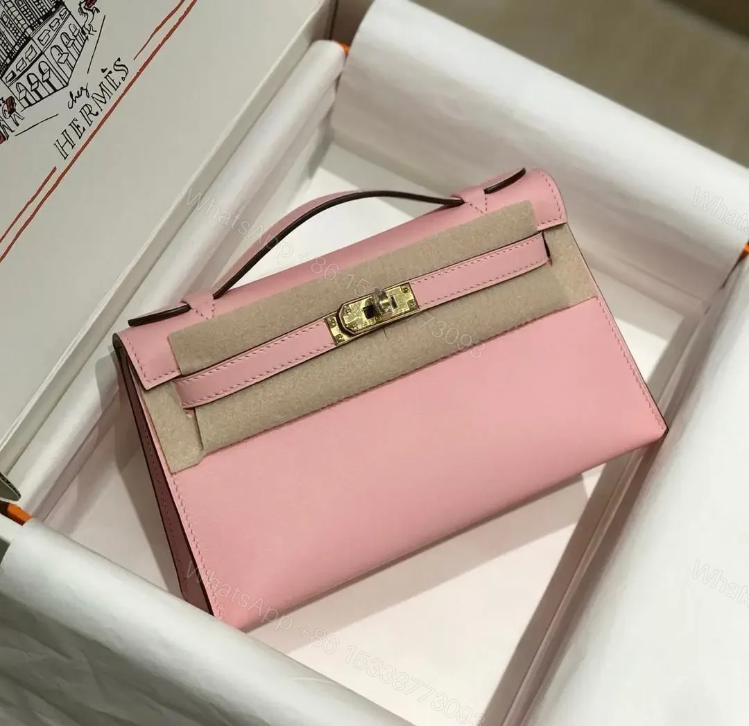 Design Clutch Kelly Pochette Black PHW – Dubai Fashion LUX — view 1