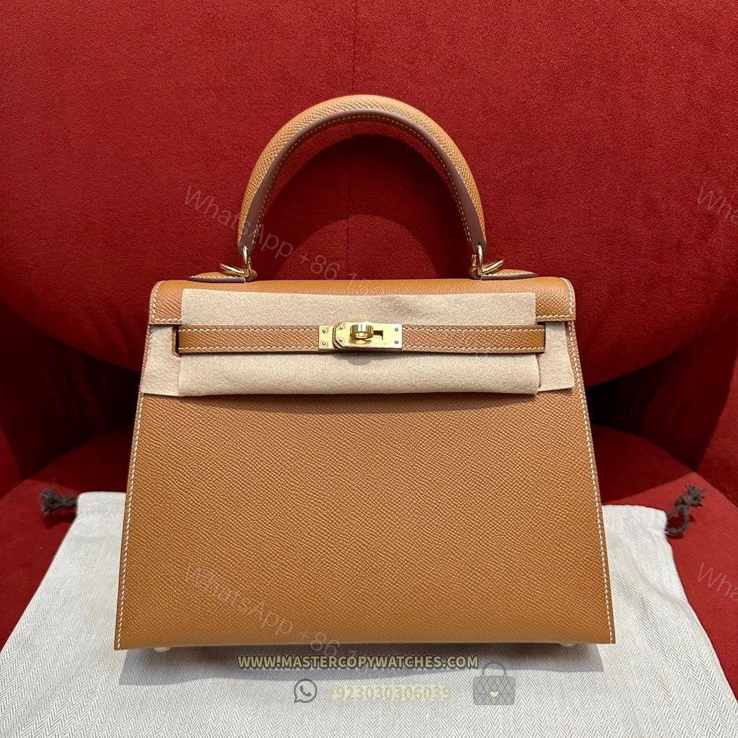 Hermes Kelly 25 Epsom GOLD — view 1