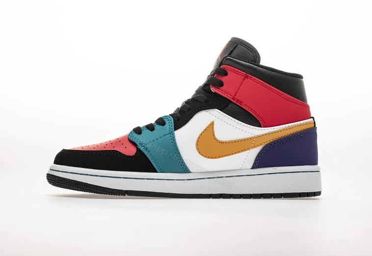 Air Jordan 1 Mid Bred Multi-Color 554724-125 — view 2
