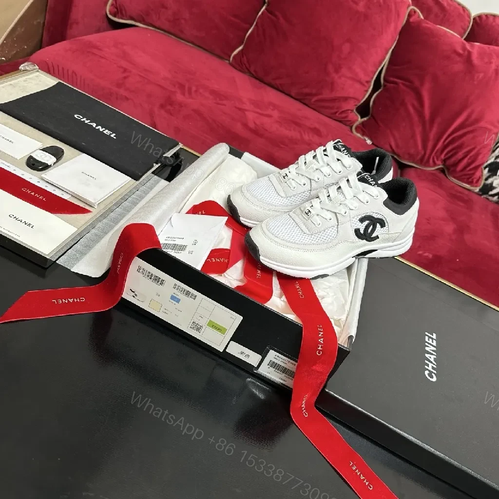 View 8 of Chunky White Luxury Trainers: Designer-Inspired Sneakers