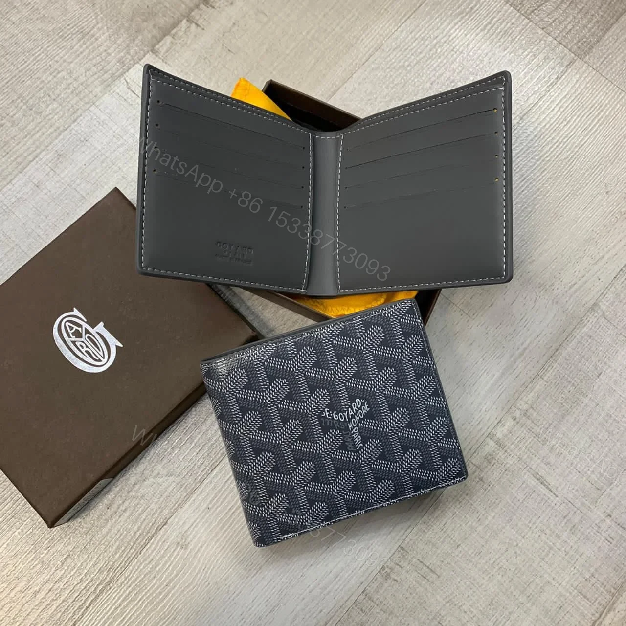 Goyard Coated Canvas Victoire Bifold Wallet — view 1