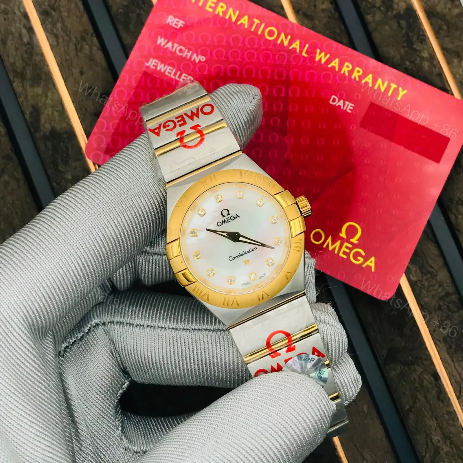 Omega Constellation Silver Dial Ladies Watch | Master Copy Watches — view 1