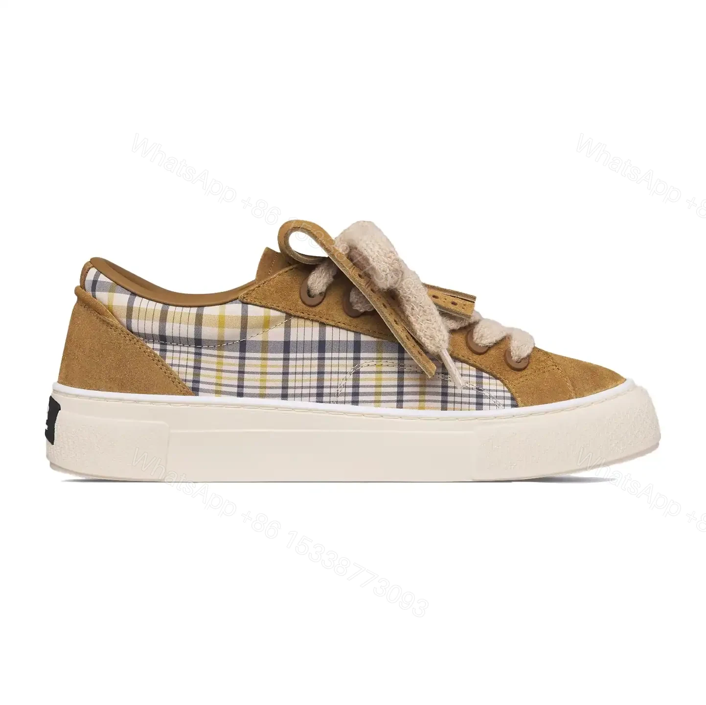 DIOR B33 SPIN SNEAKERS IN BROWN – CD220 — view 1