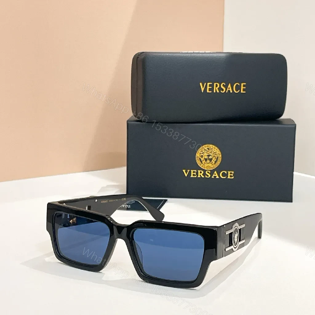 Bold Visage Sunglasses: Luxe, Oversized, Blue Lenses — view 1