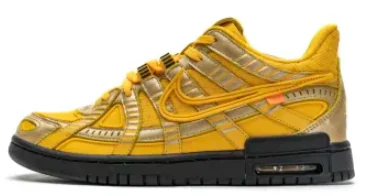 Nike Air Rubber Dunk Off-White University Gold CU6015-700 — view 2