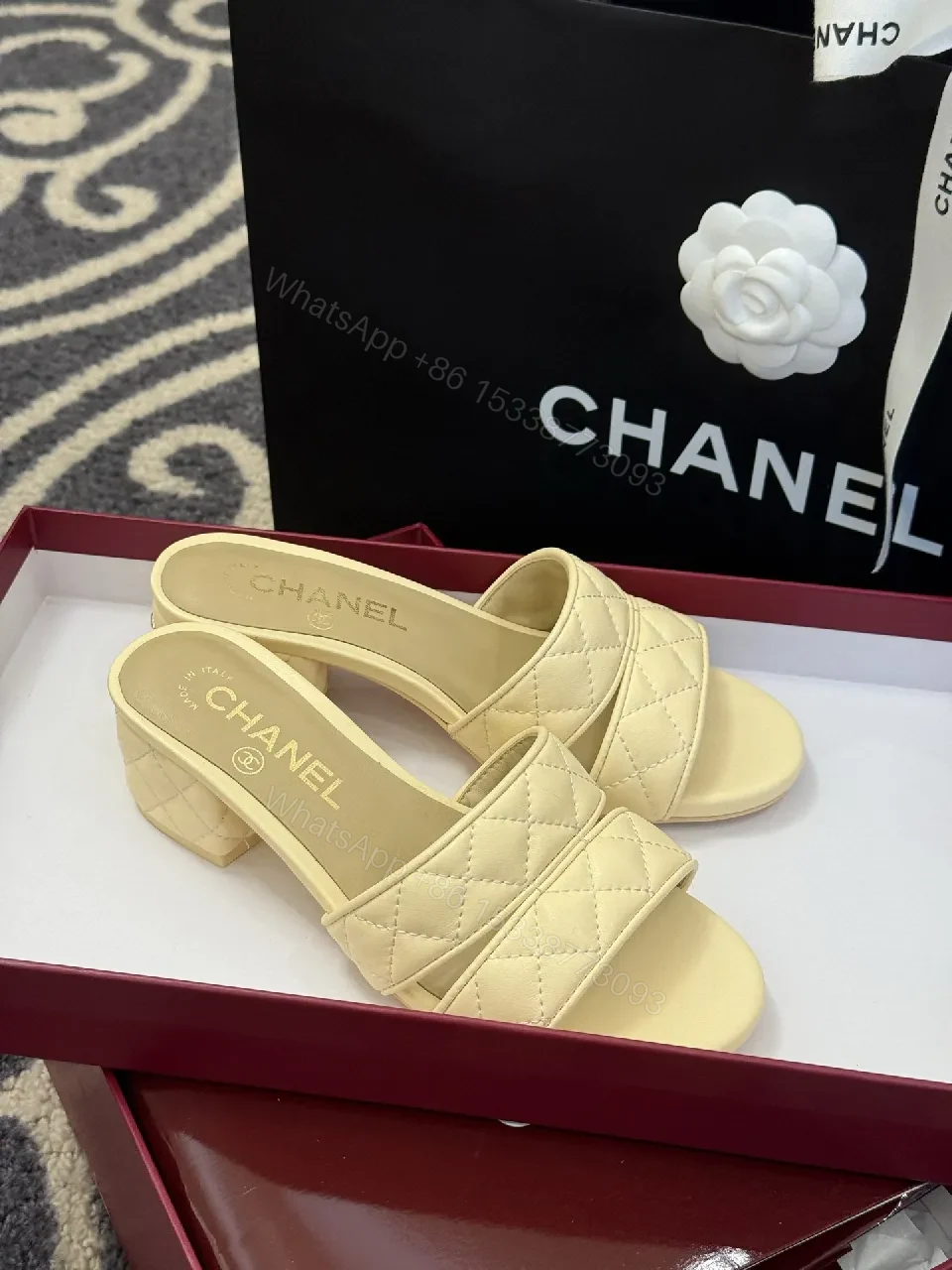 Soft-Textured Quilted Slides: Everyday Luxe Comfort — view 1