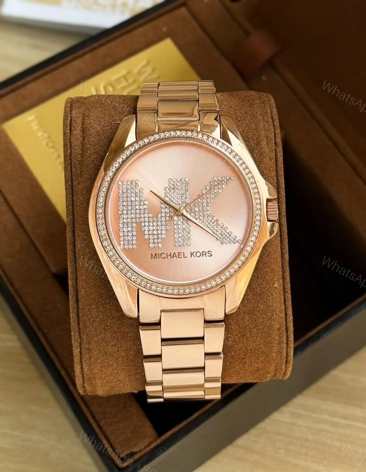Michael Kors Gleaming Stone Set Bezel — view 1
