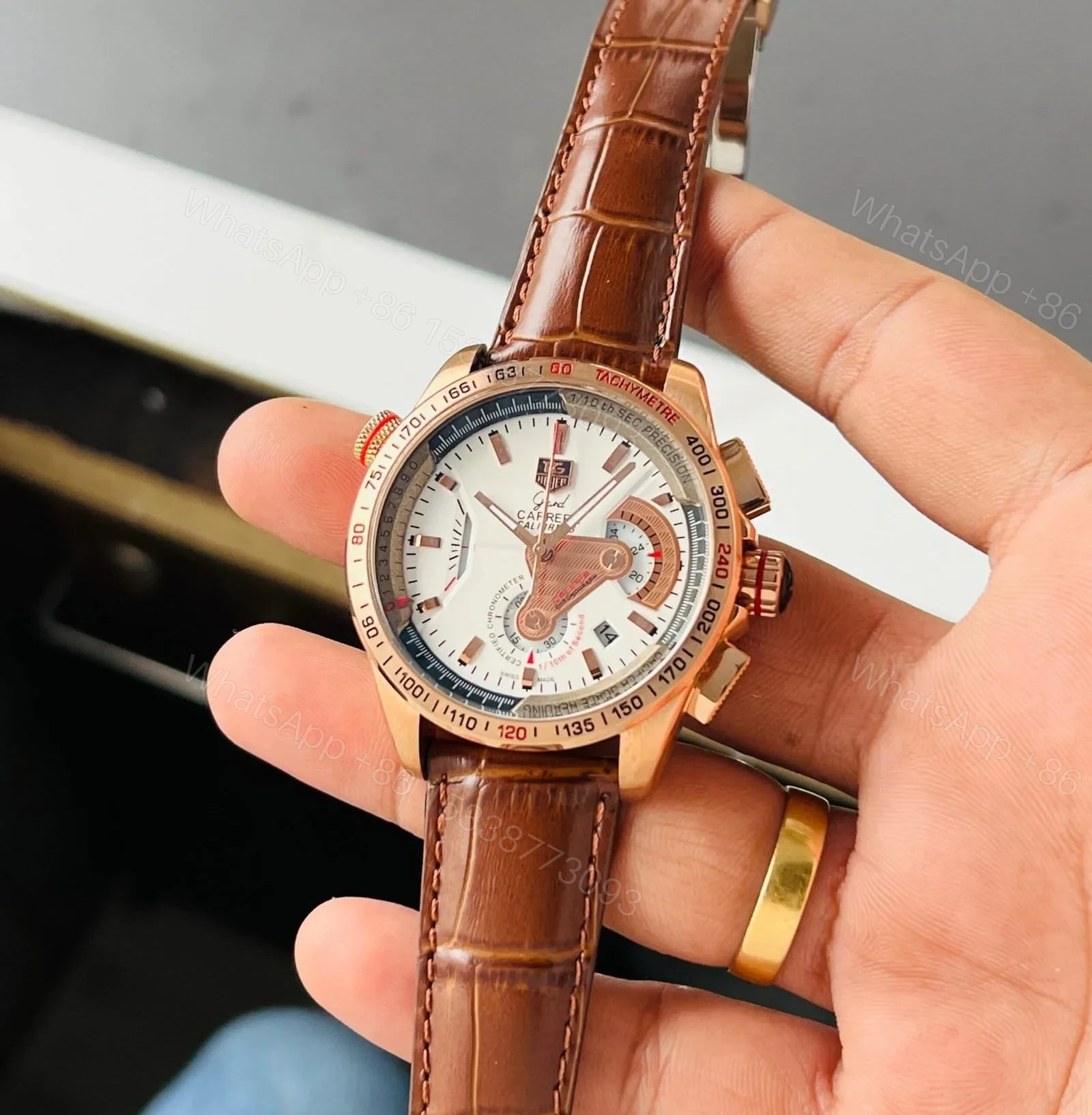 Tag Heuer Carrera Calibre 36 Brown — view 1