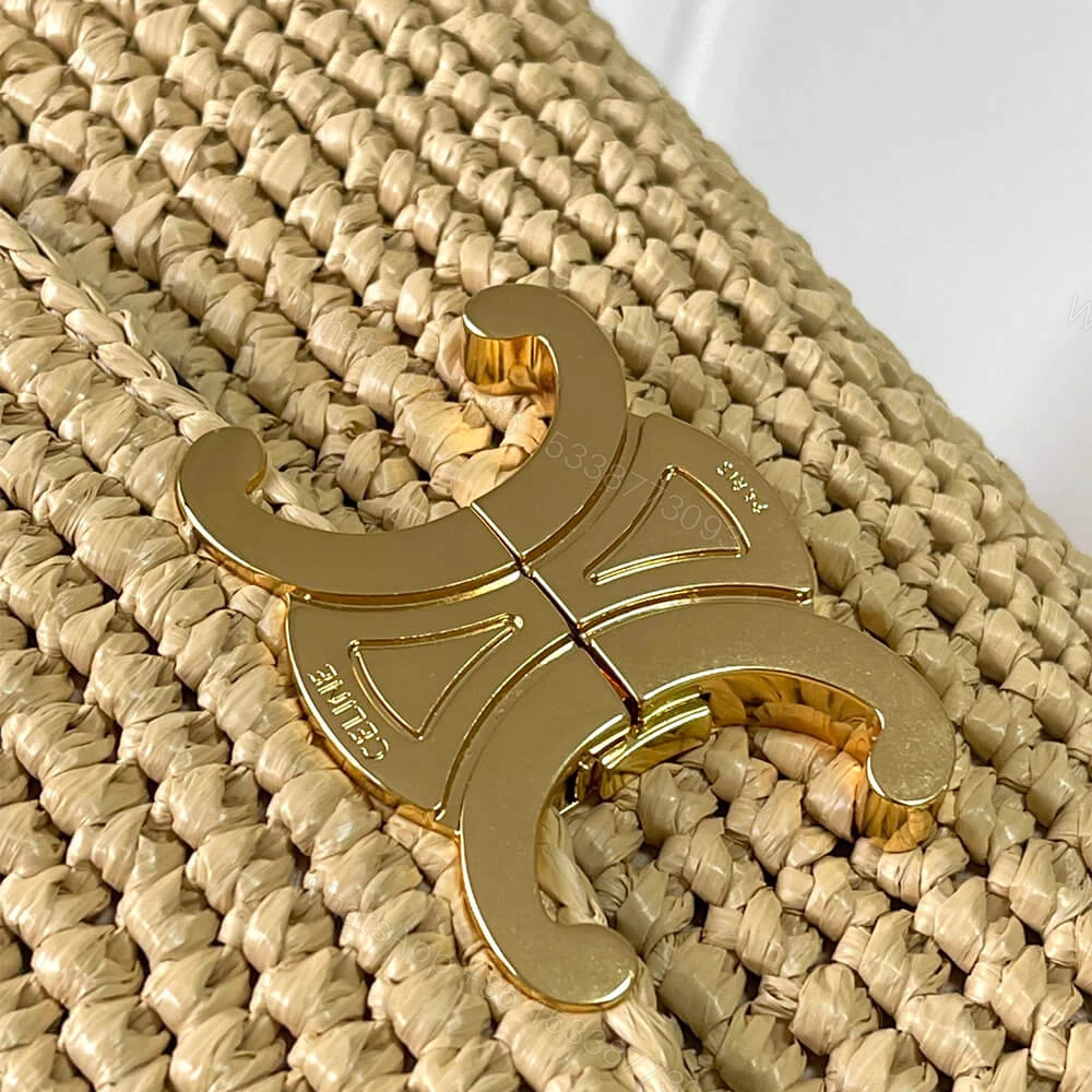 View 6 of CELINE TEEN NINO BAG IN Raffia and calfskin