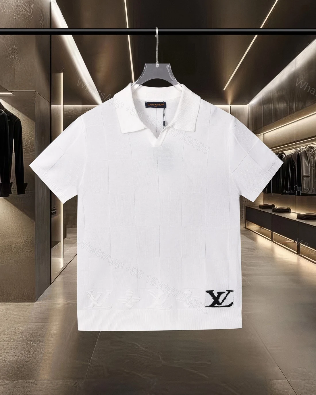 LV 高仿男士短袖 Polo 上衣簡約百搭法式風格 — view 1
