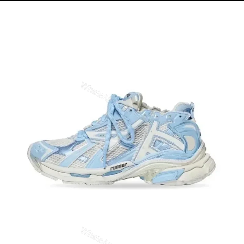 Balenciaga Runner White Light Blue (Women's) — view 1