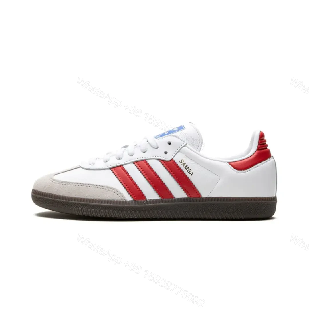 ADIDAS SAMBA OG White Better Scarlet — view 1