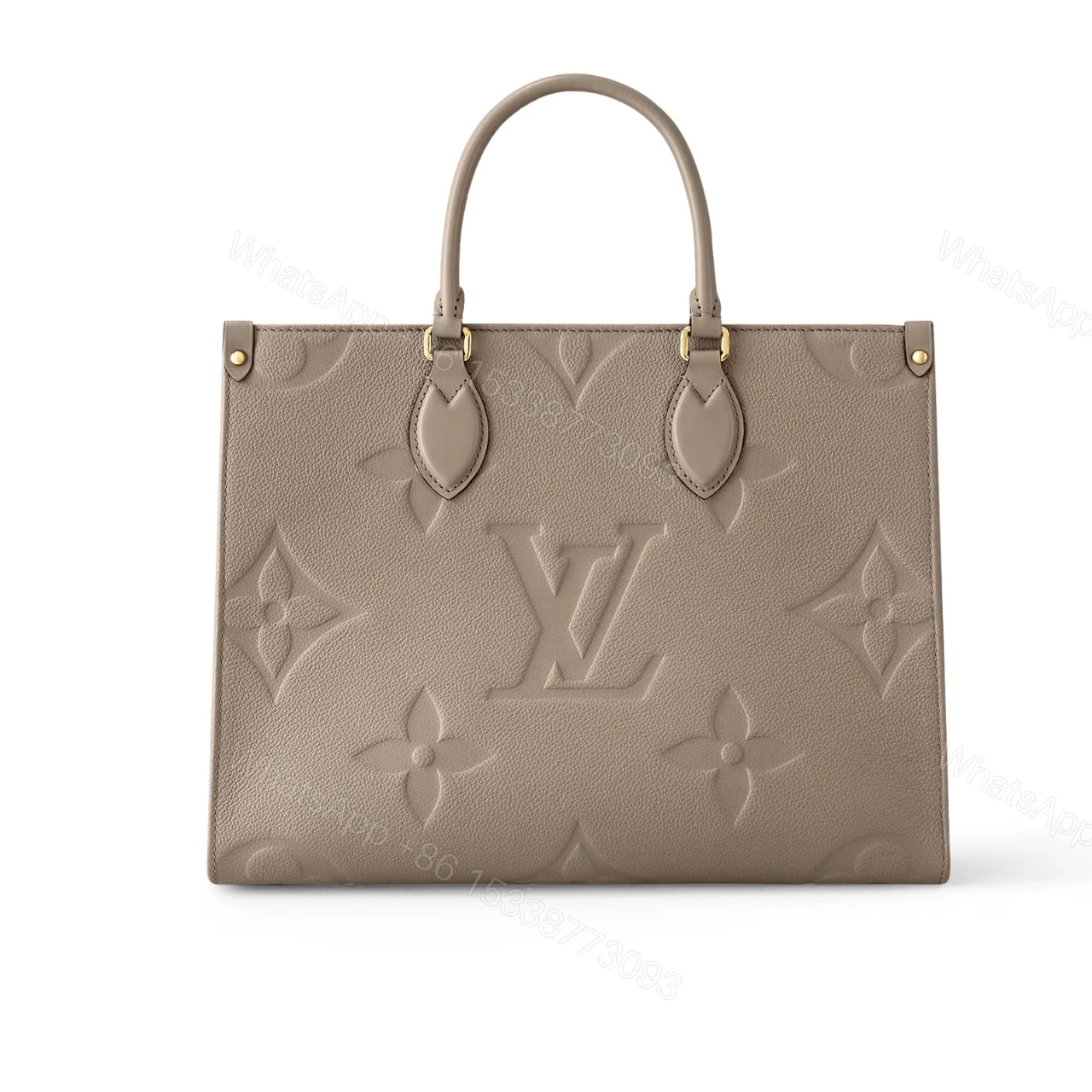 LOUIS VUITTON ONTHEGO MM MONOGRAM EMPREINTE TURTLEDOVE 35CM M45607 — view 1