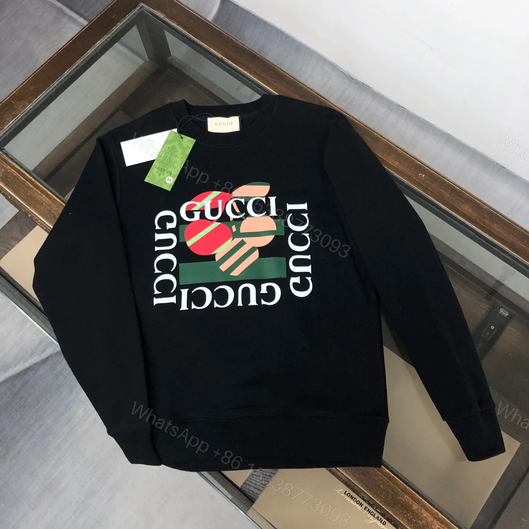 Gucci原單男士長袖棉T 立體翻轉Logo多層設計款 — view 1