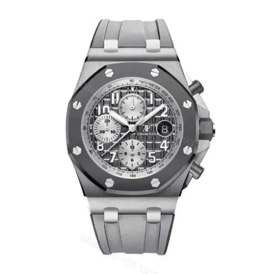 Replica Audemars Piguet Royal Oak Offshore Ghost 42 mm, Silver-Toned — view 1