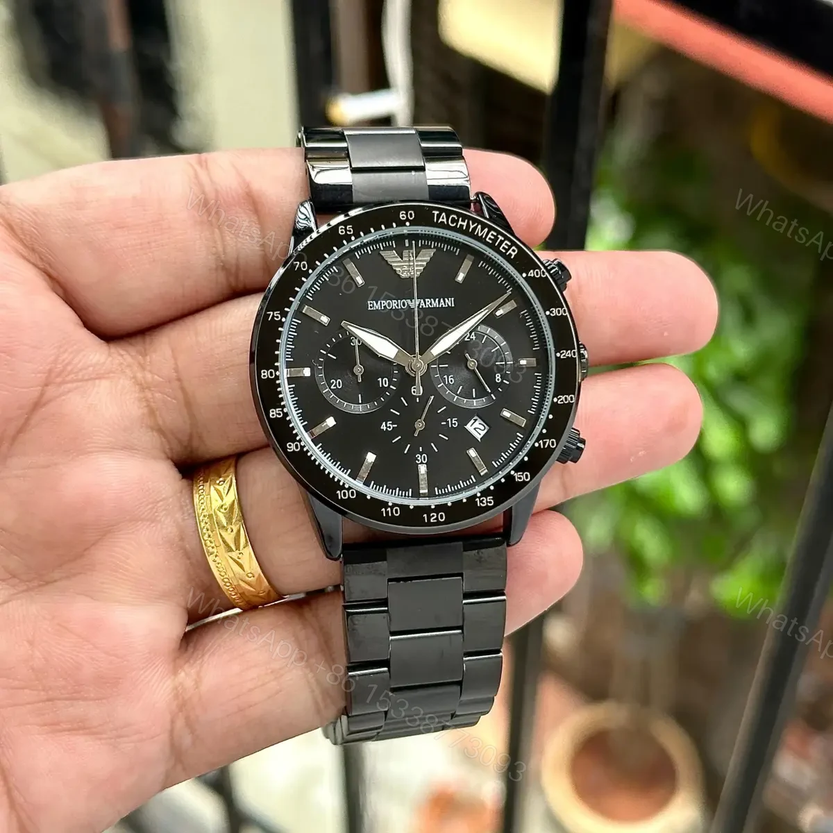 Emporio Armani AR 11242I 43mm Chronograph Stainless Steel — view 1
