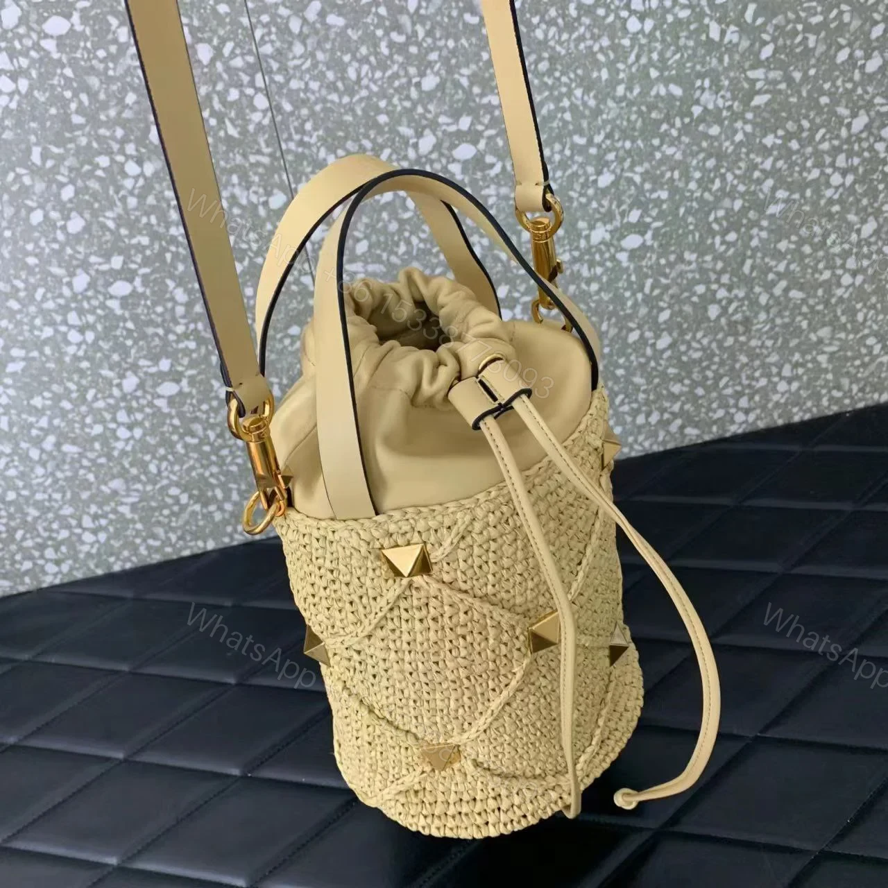 VALENTINO GARAVANI Roman Stud Bucket Bag — view 1