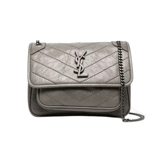 Saint Laurent Niki Medium Leather Shoulder Bag — view 1