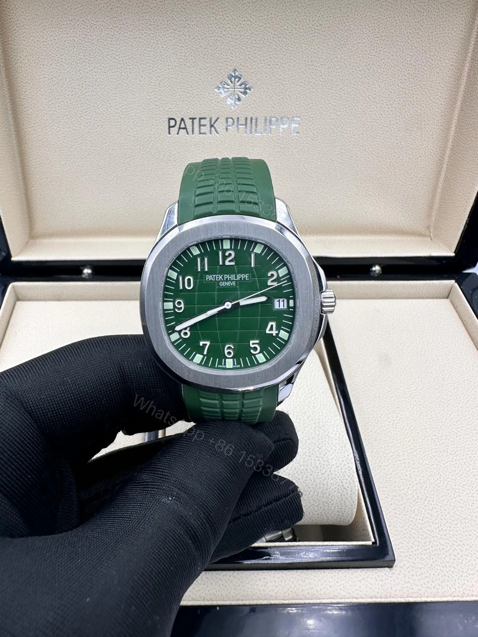 Super Clone Patek Philippe Green Dial — view 1