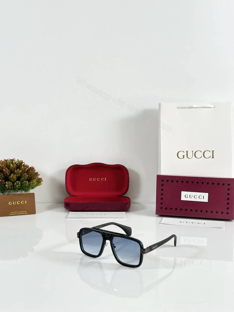 First Copy Gucci GG1295 Sunglasses Blue — view 1
