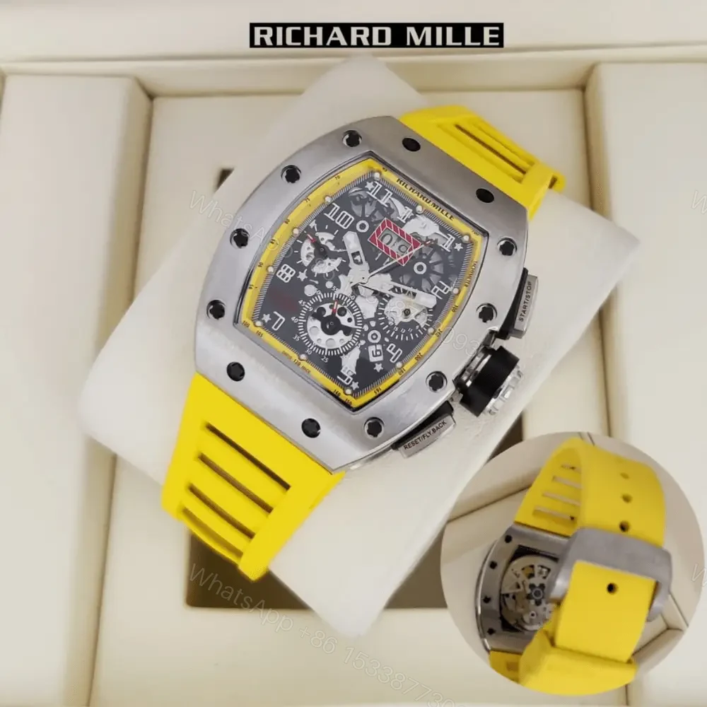 Richard Mille RM 11-01 Felipe Massa Titanium Skeleton Dial — view 1