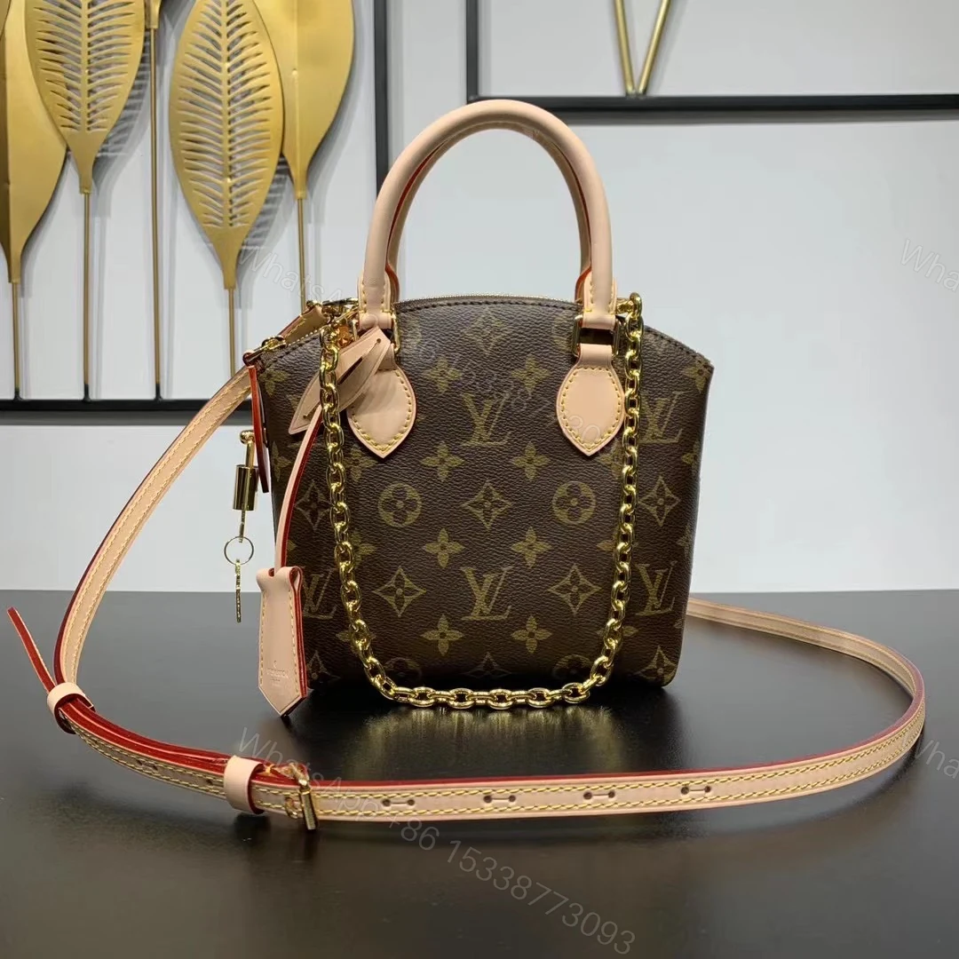 LV 原單 Locky BB Monogram 小號手提斜挎包 鏈條點綴 — view 1