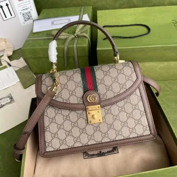 Gucci Super Premium Women’s Handbag with Pattern 25×17.5x7cm — view 1