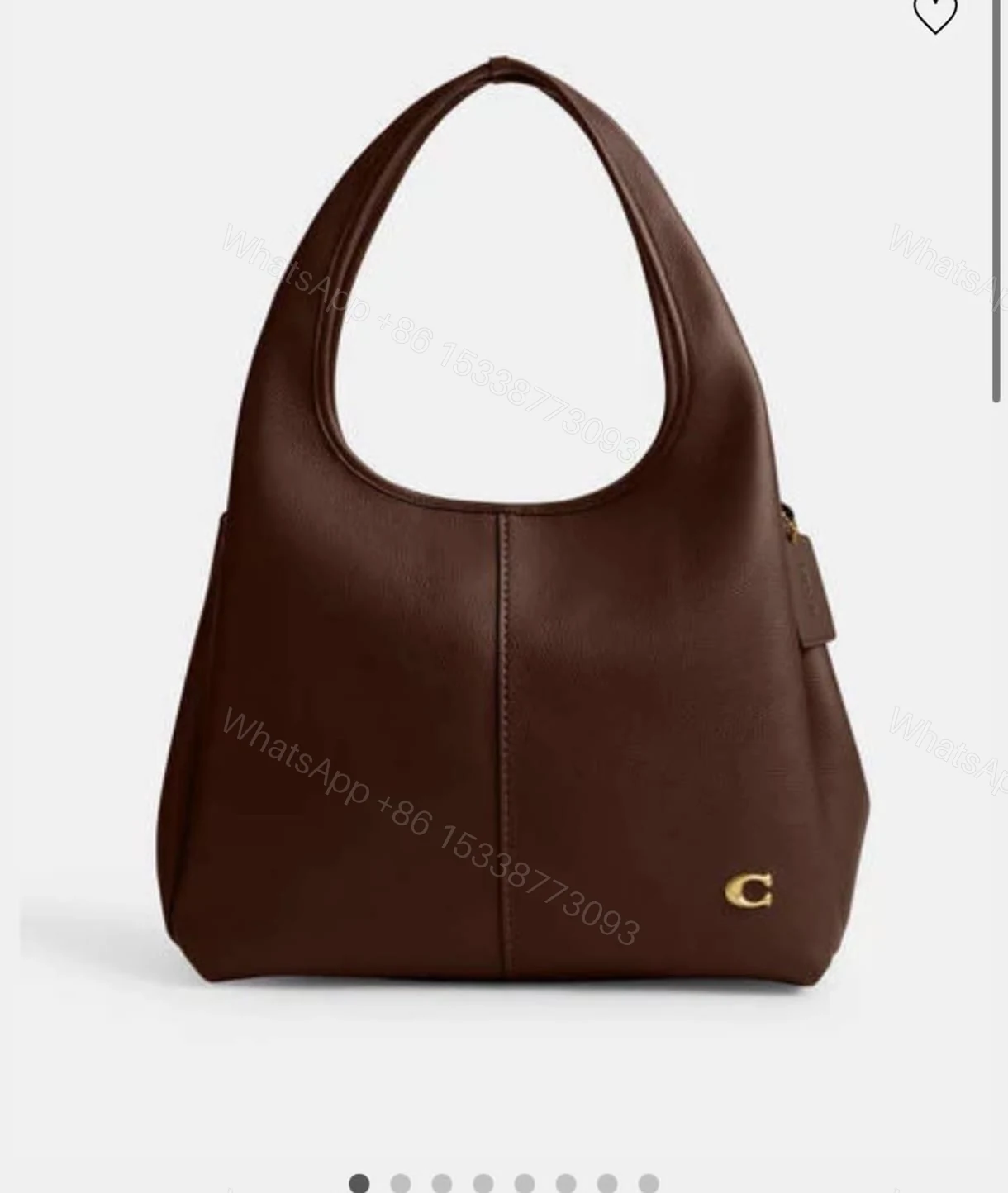 Coach Brown Shoulder Bag Replica-Master Copy — view 1