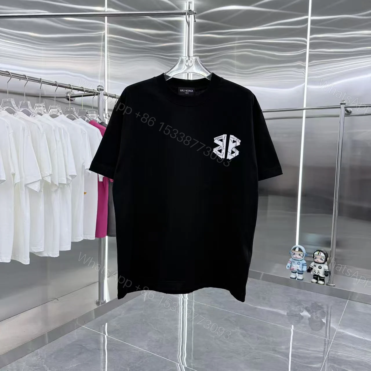 Balenciaga A貨 男款五角星短袖T恤 經典潮流百搭上衣 — view 1