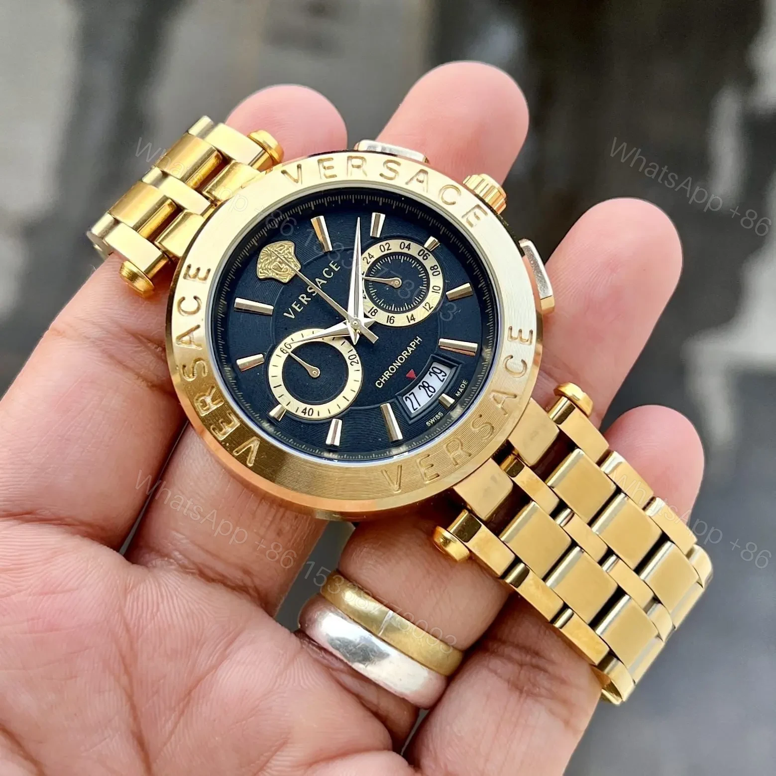 Versace Aion Chronograph Black-Golden — view 1