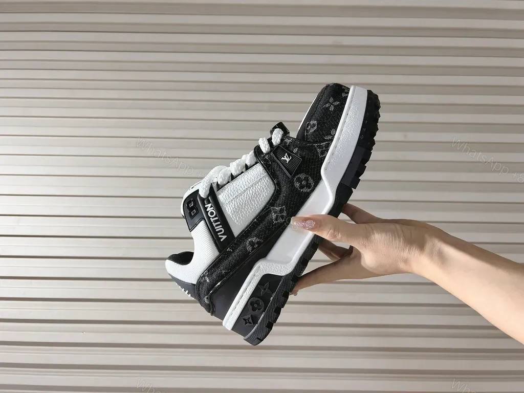 View 6 of Bold Monogram Sneaker: Modern LV-Inspired Comfort Shoes