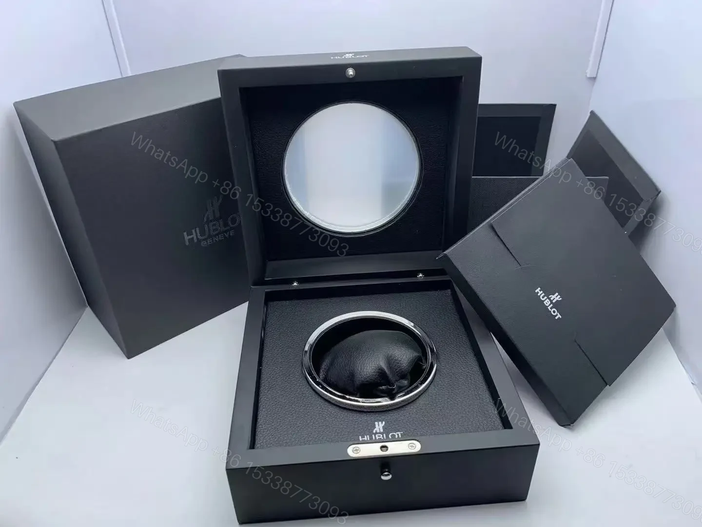 Replica Hublot Watch Box with Logo, Papers and Tags Super Clone — view 1