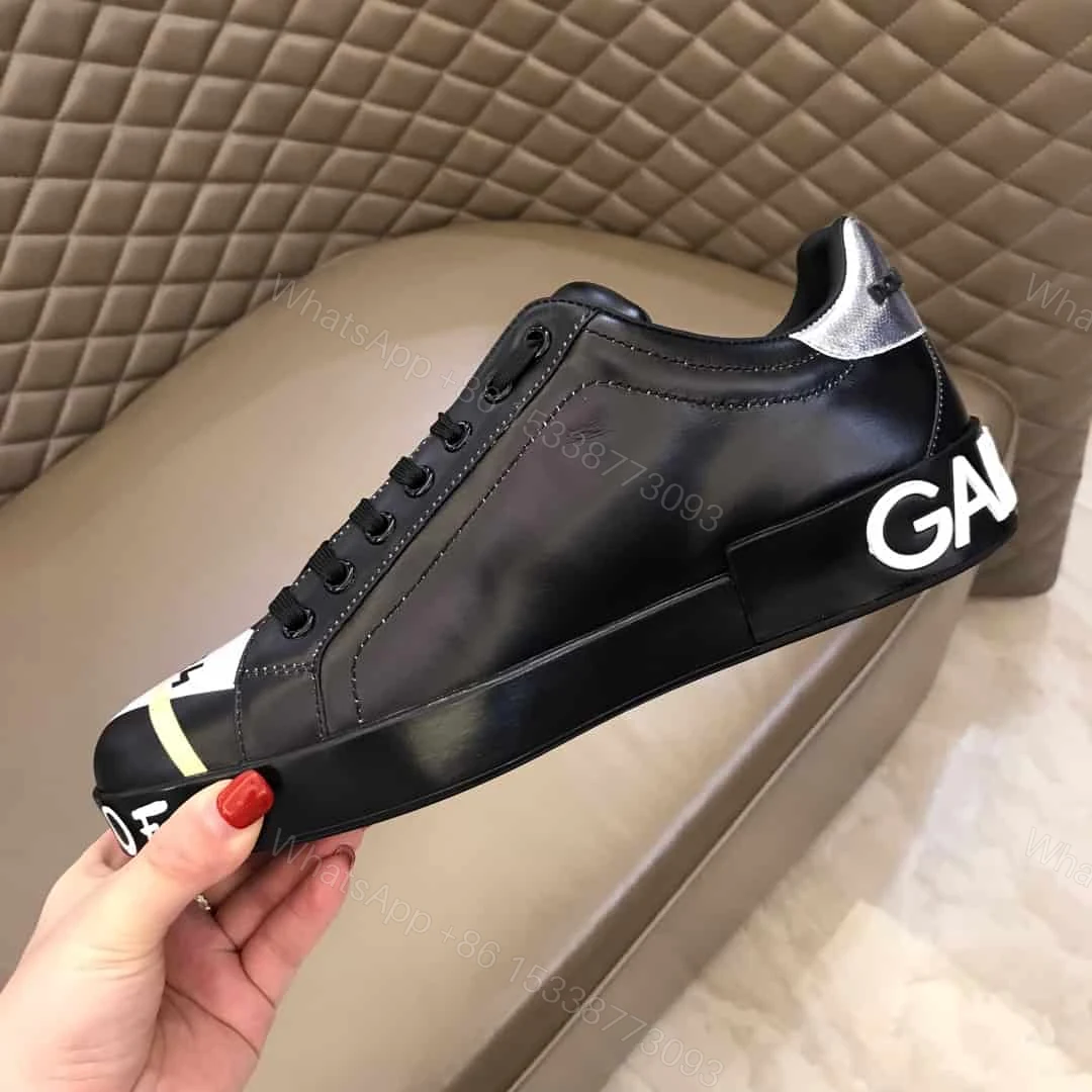 View 7 of DOLCE & GABBANA PORTOFINO SLIP-ON SNEAKERS IN PRINTED CALFSKIN – DG33