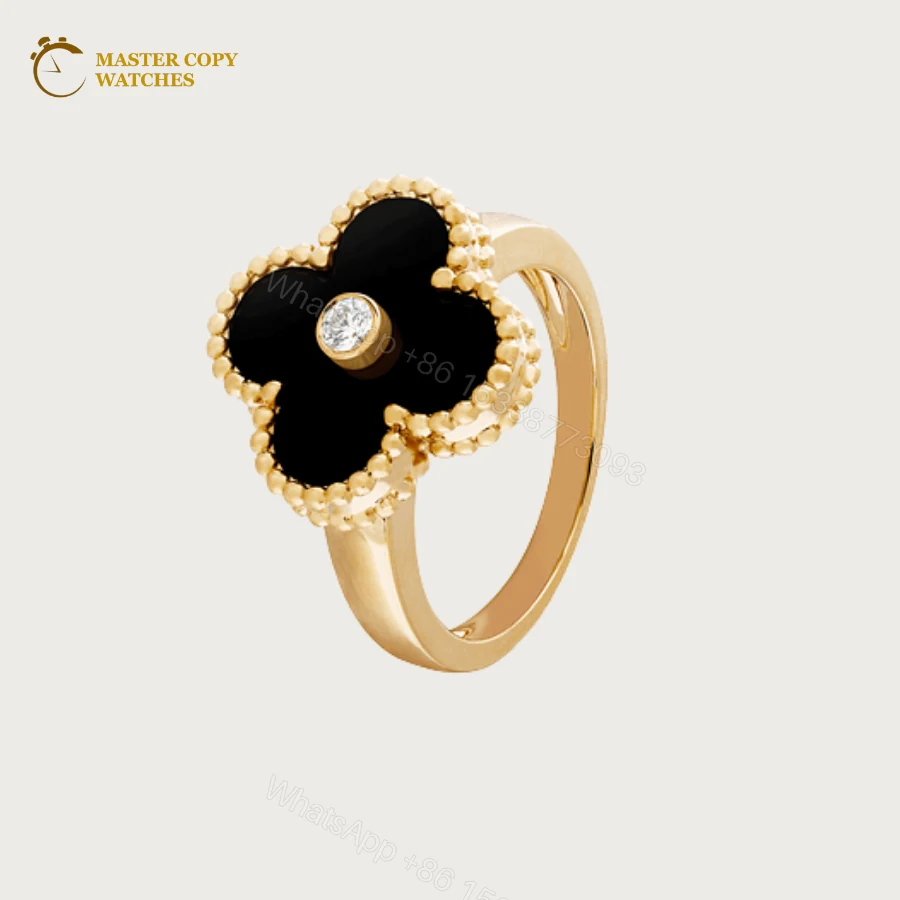 Van Cleef & Arpels Alhambra Diamond Ring — view 1