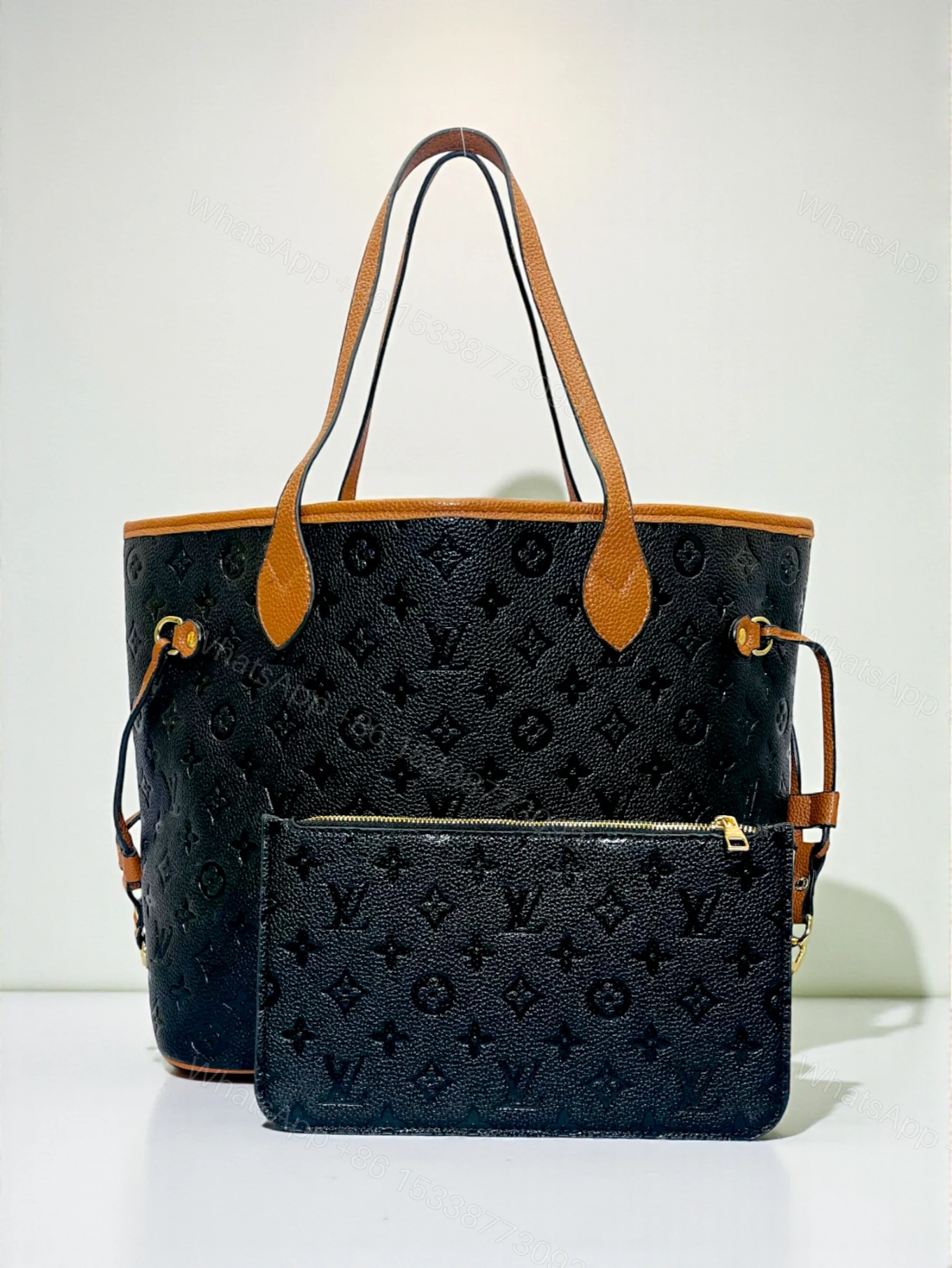 View 5 of Noir Classic Tote Duo