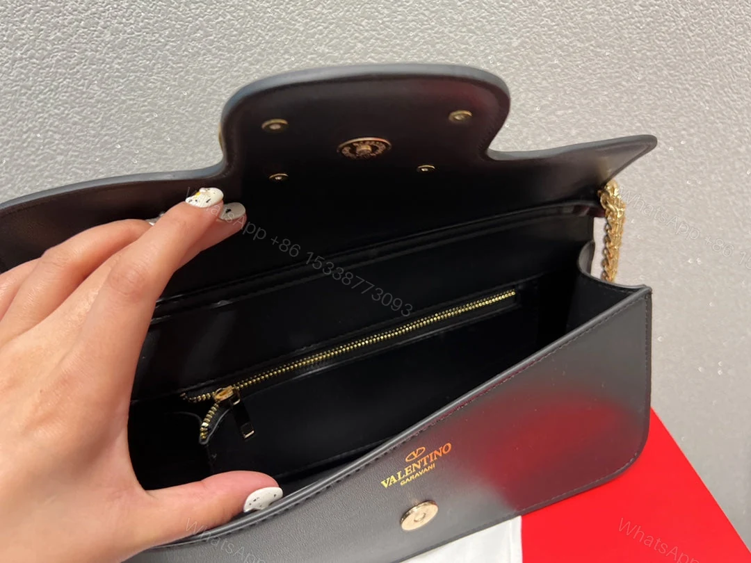 View 5 of VALENTINO LO? CALFSKIN SHOULDER BAG IN BLACK 1W2B0K30ZXL0NO