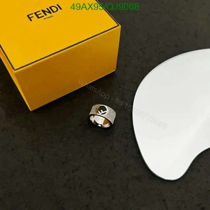 View 5 of Fendi Mirror Rings for Ladies QJ90681 – Stylish Designer Jewelry