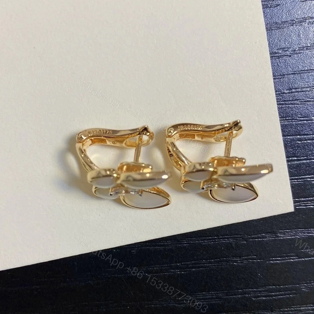 View 5 of VCA Two Butterfly Earrings