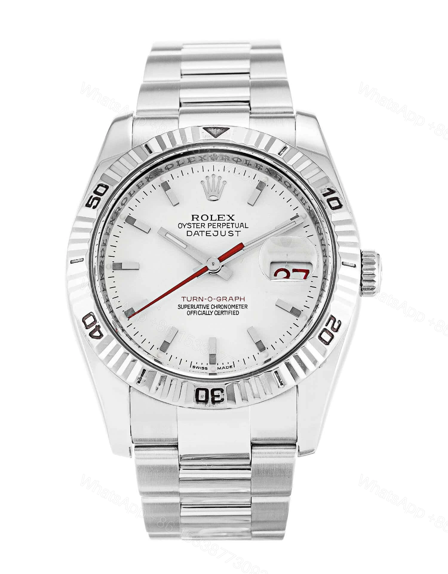 ROLEX DATEJUST 116264 36MM WHITE DIAL — view 1