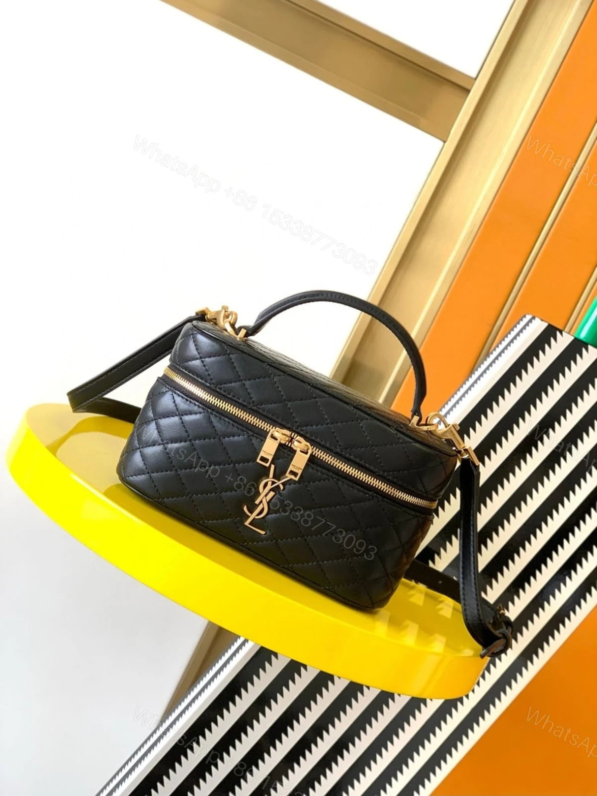 YSL Master Copy Quilted Crossbody Bag — view 1