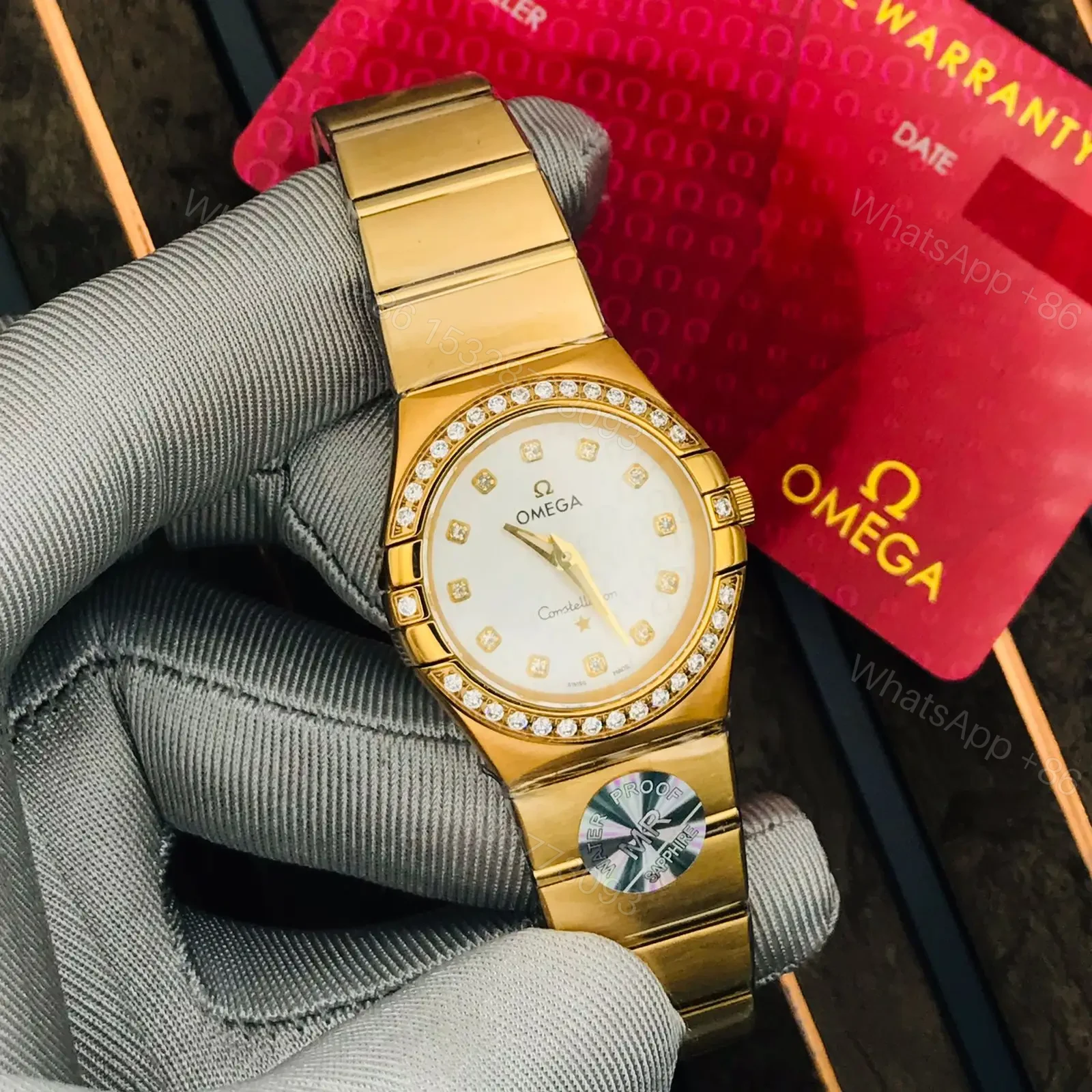 Omega Constellation Quartz 28Mm White Gold — view 1