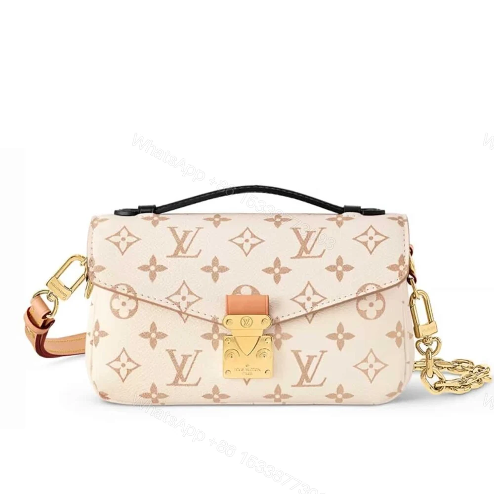 Louis Vuitton Pochette Métis East West Monogram Canvas Cream 21Cm M46914 — view 1