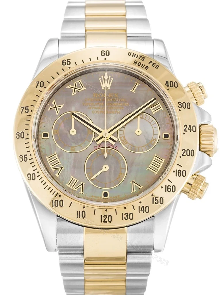 Replica Rolex Daytona Mother of Pearl – Black Dial 116523 — view 1
