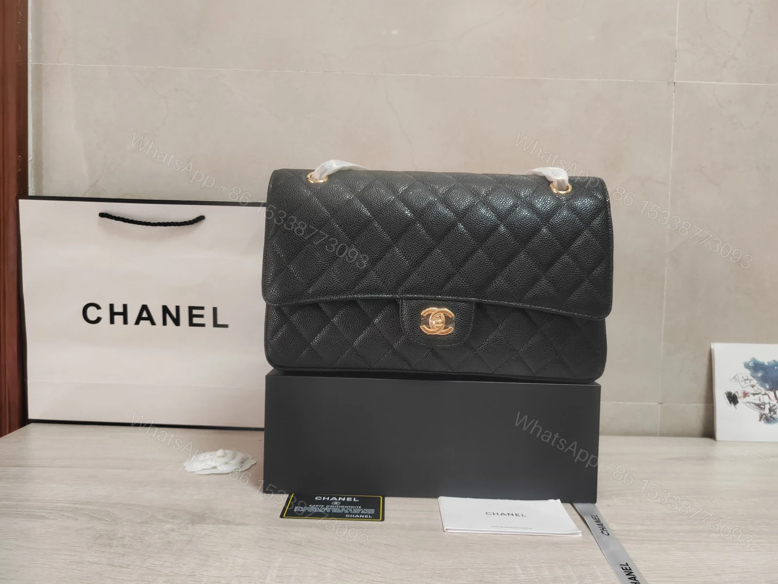 CHANEL 精品仿製菱格小羊皮鏈條包 經典小巧百搭款 — view 1