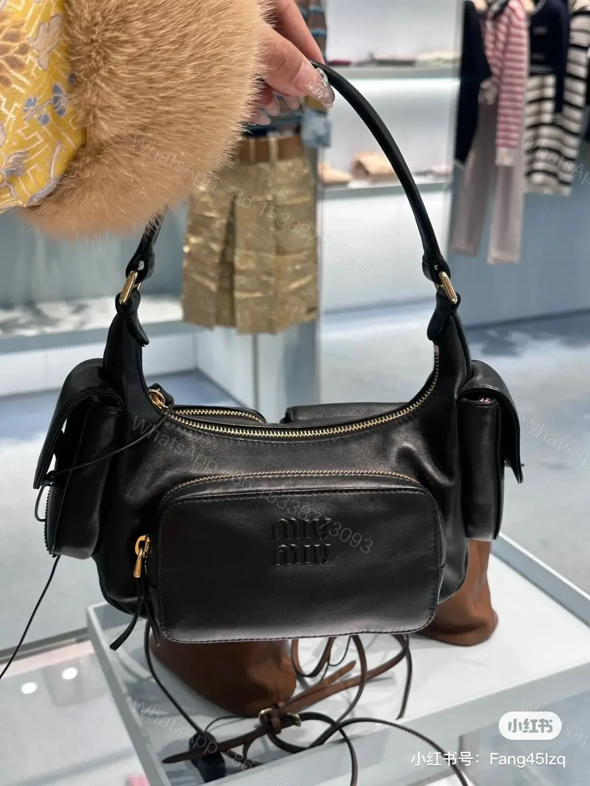 MIU MIU Leather Shoulder Bag — view 1