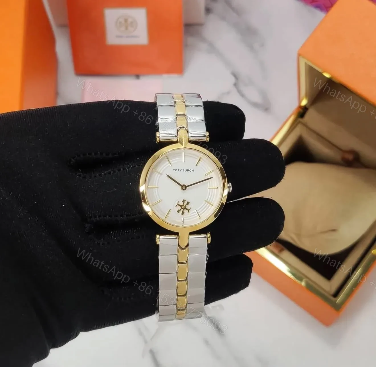 Tory Burch Kira TBW2044 Gold Tone — view 1